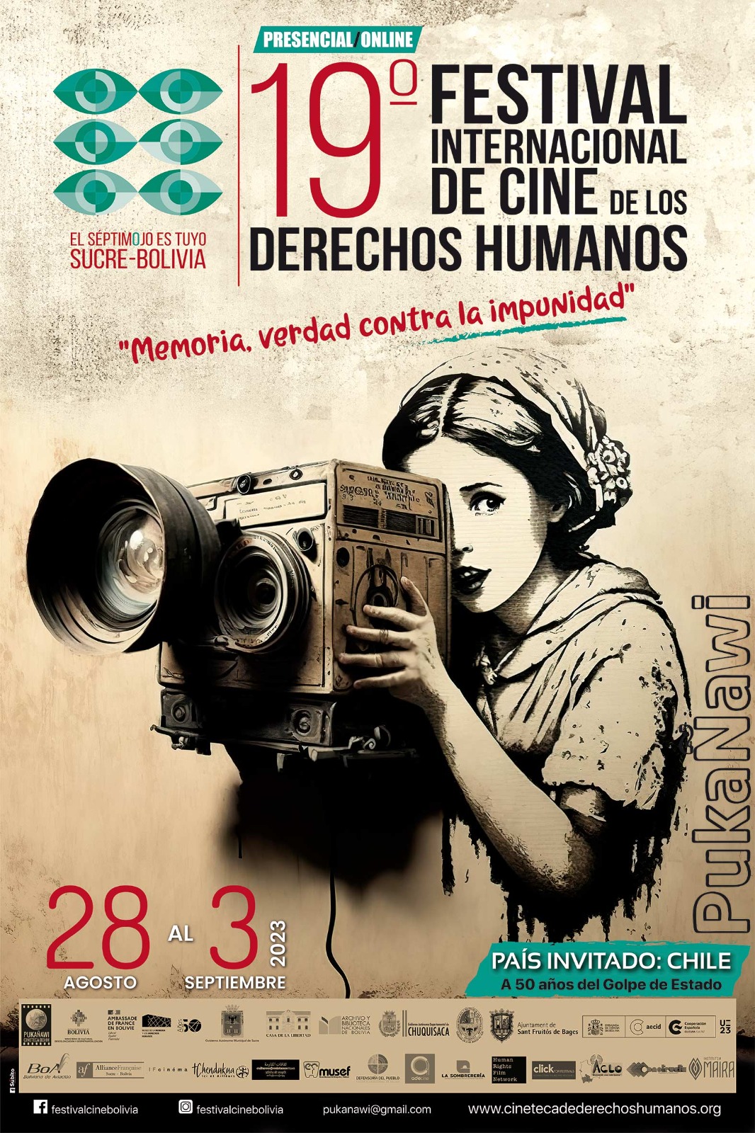 FESTIVAL INTERNACIONAL DE CINE DE LOS DERECHOS HUMANOS DE BOLIVIA - EL SÉPTIMO OJO ES TUYO